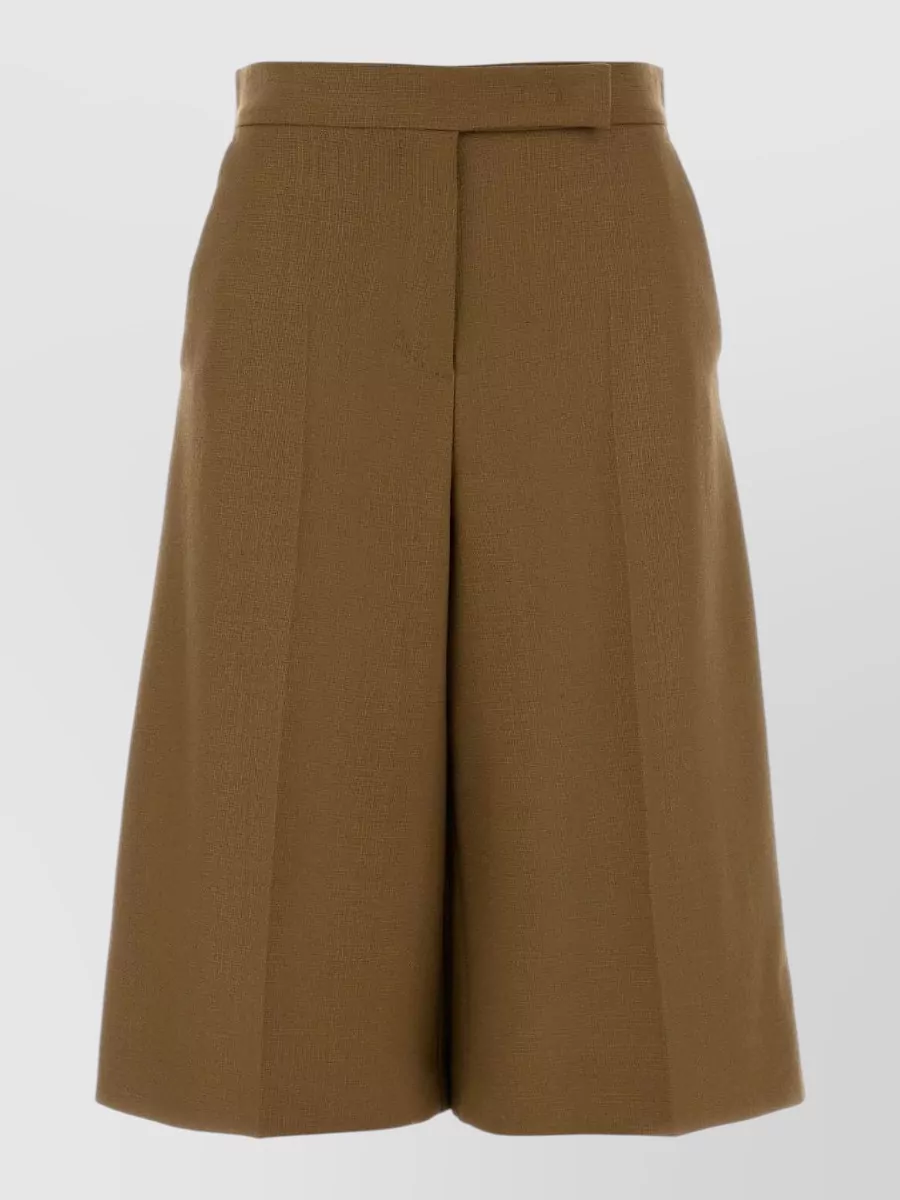 Max Mara virgin wool bermuda shorts