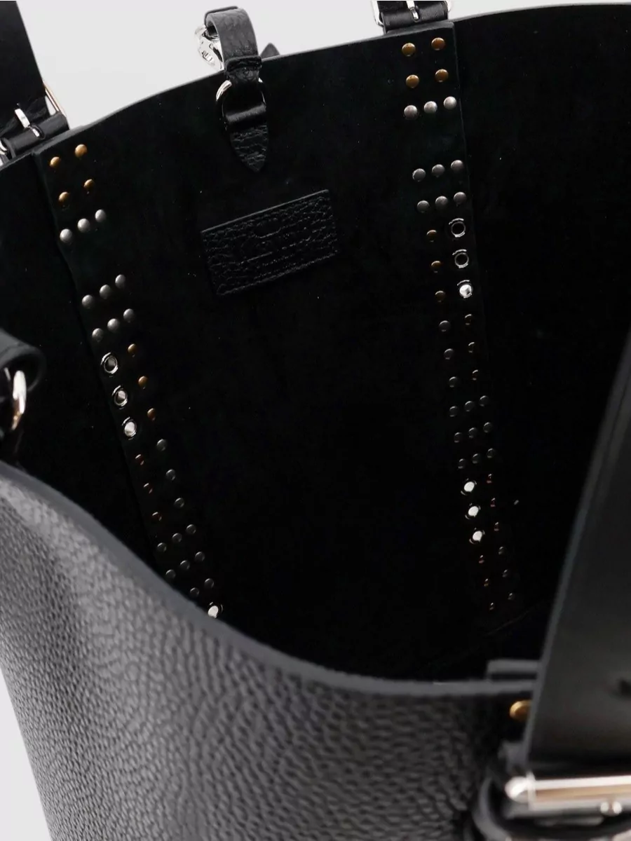 Valentino Garavani Calf Leather Rockstud Medium Tote Bag