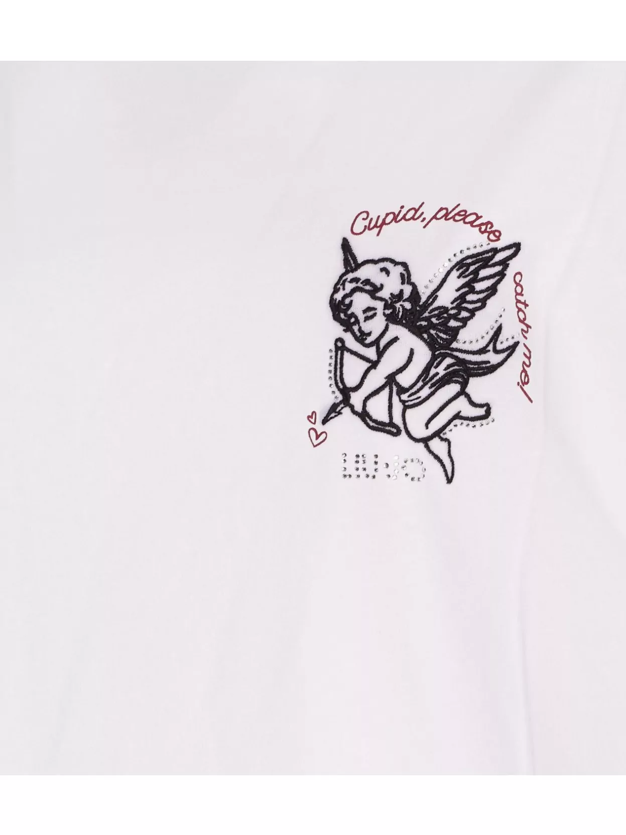 Liu Jo Cupid Graphic Print Short Sleeve T-Shirt