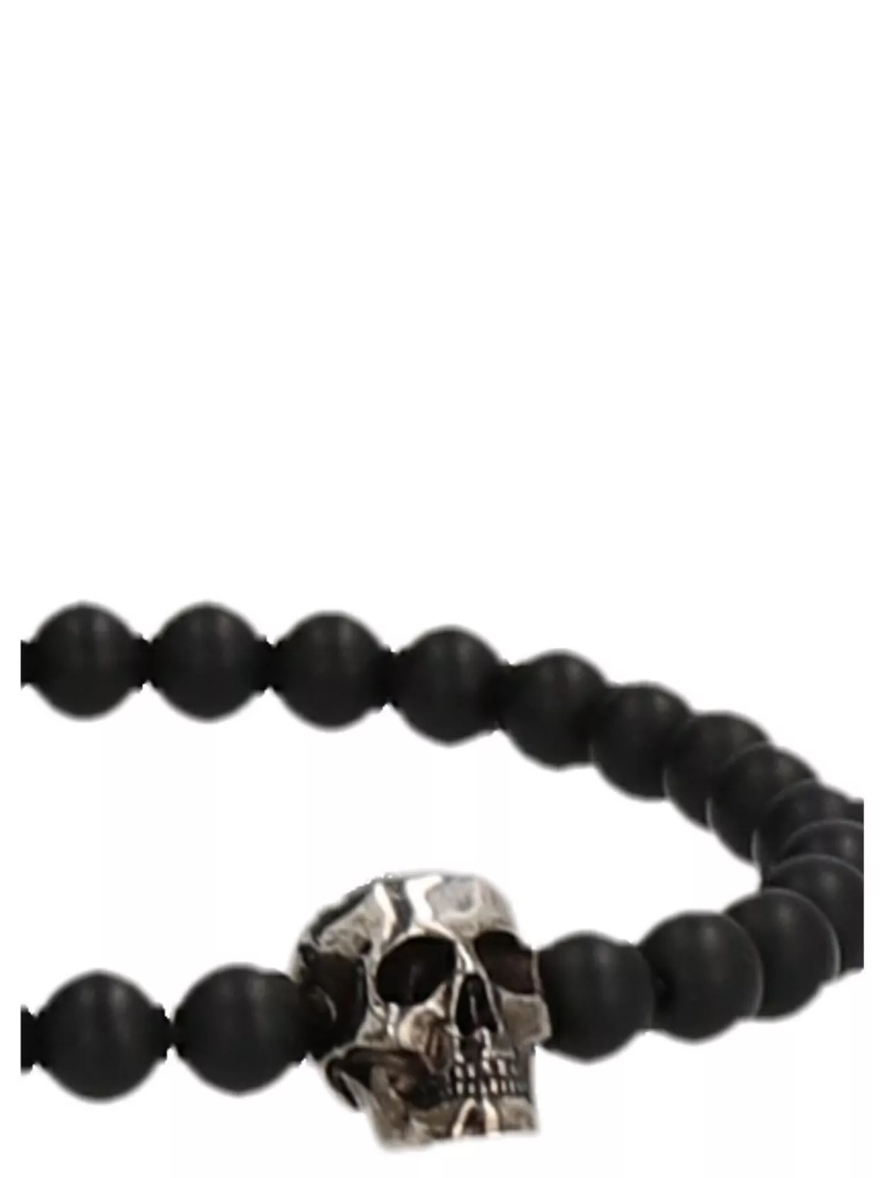 Mc Queen Beaded Skull Spheres Bracelet