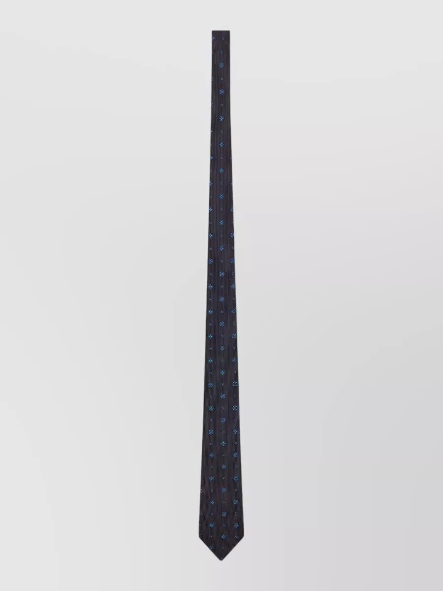 Saint Laurent silk jacquard tie