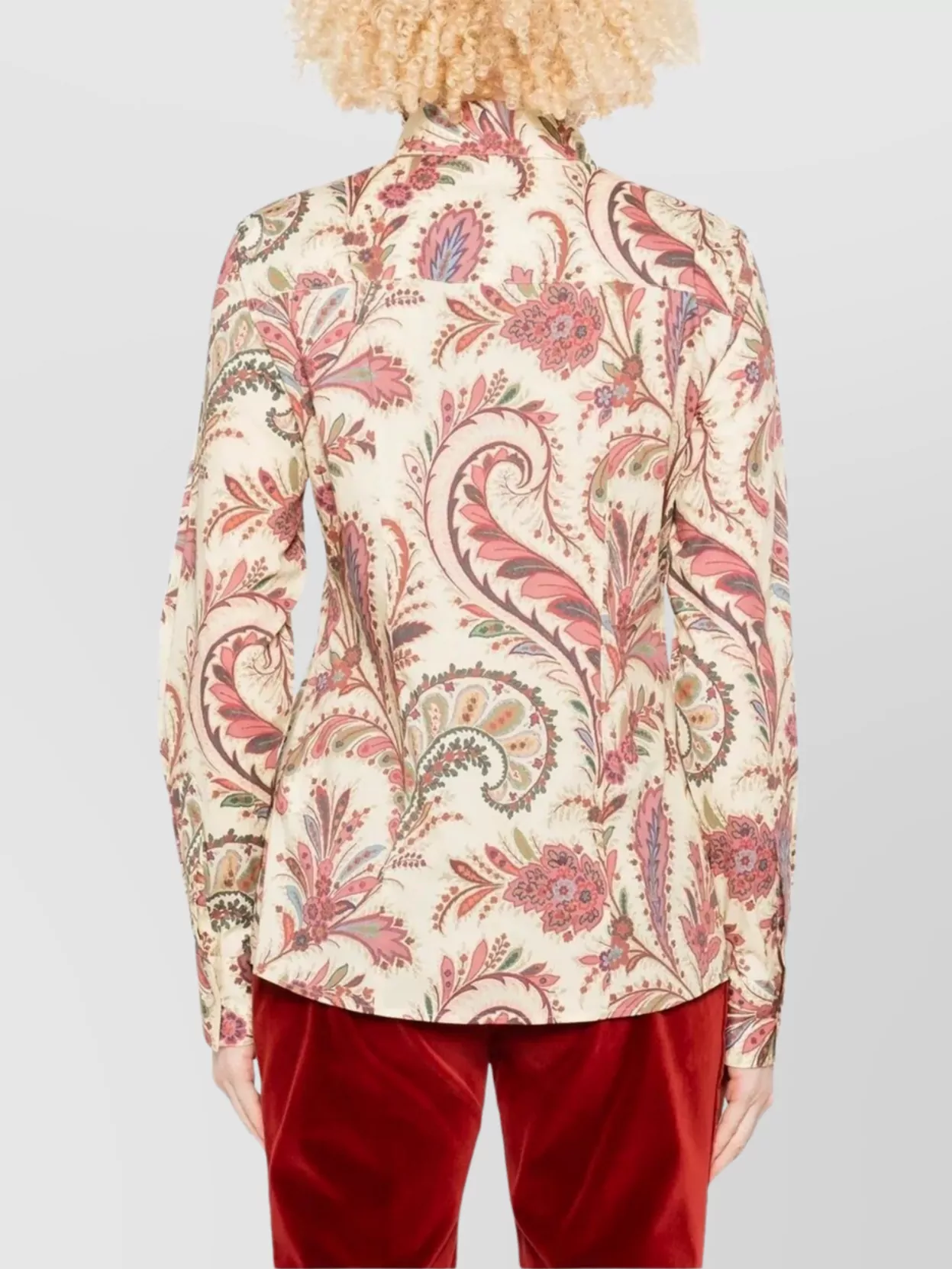 Etro Long Sleeve Paisley Print Shirts Collection In Multi