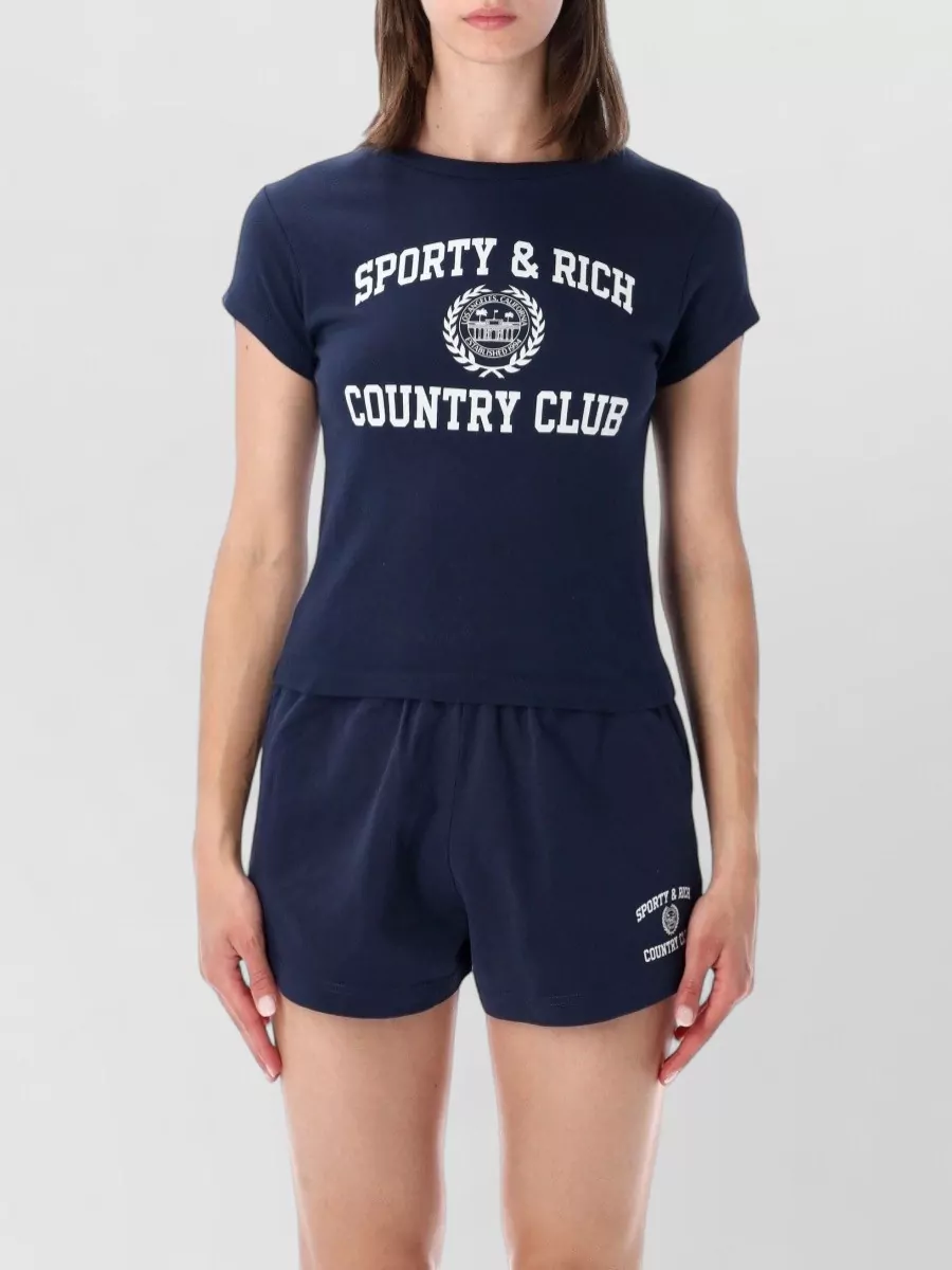 Sporty & Rich slim-fit cotton t-shirt