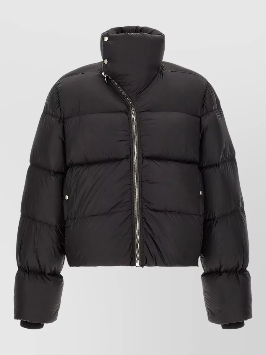 Rick Owens down cropped high-neck puffer jacket