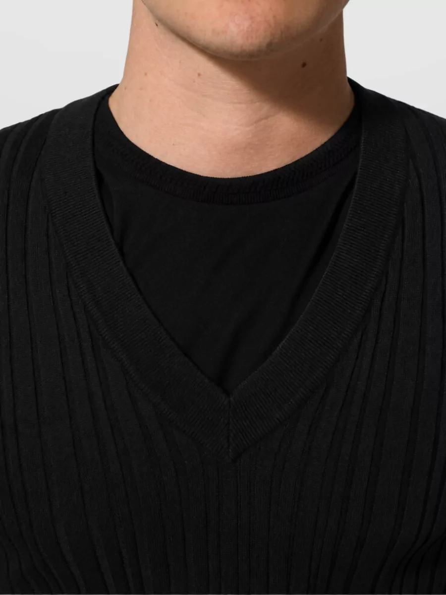 Dolce&Gabbana Silk V-Neck Sweater