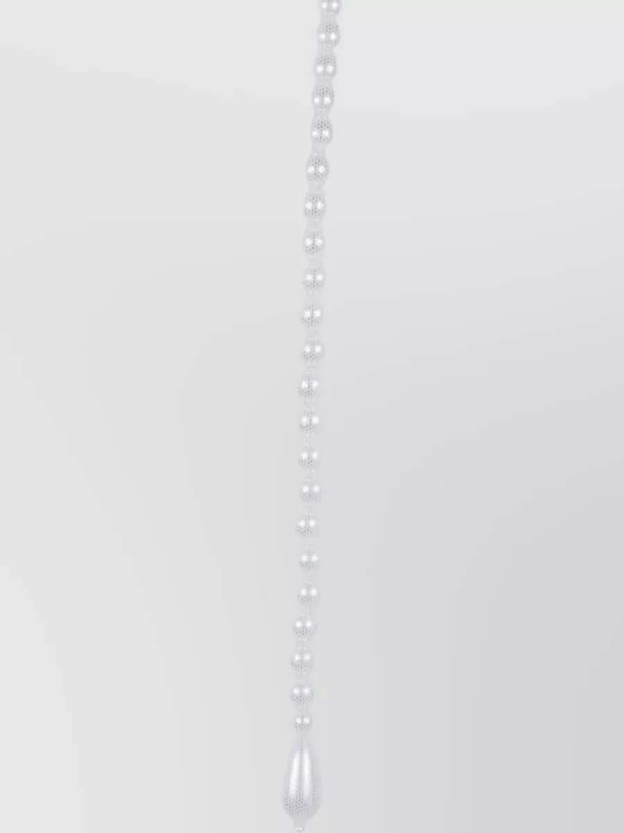 Simone Rocha Layered Smock T Shirt Embroidered Pearls