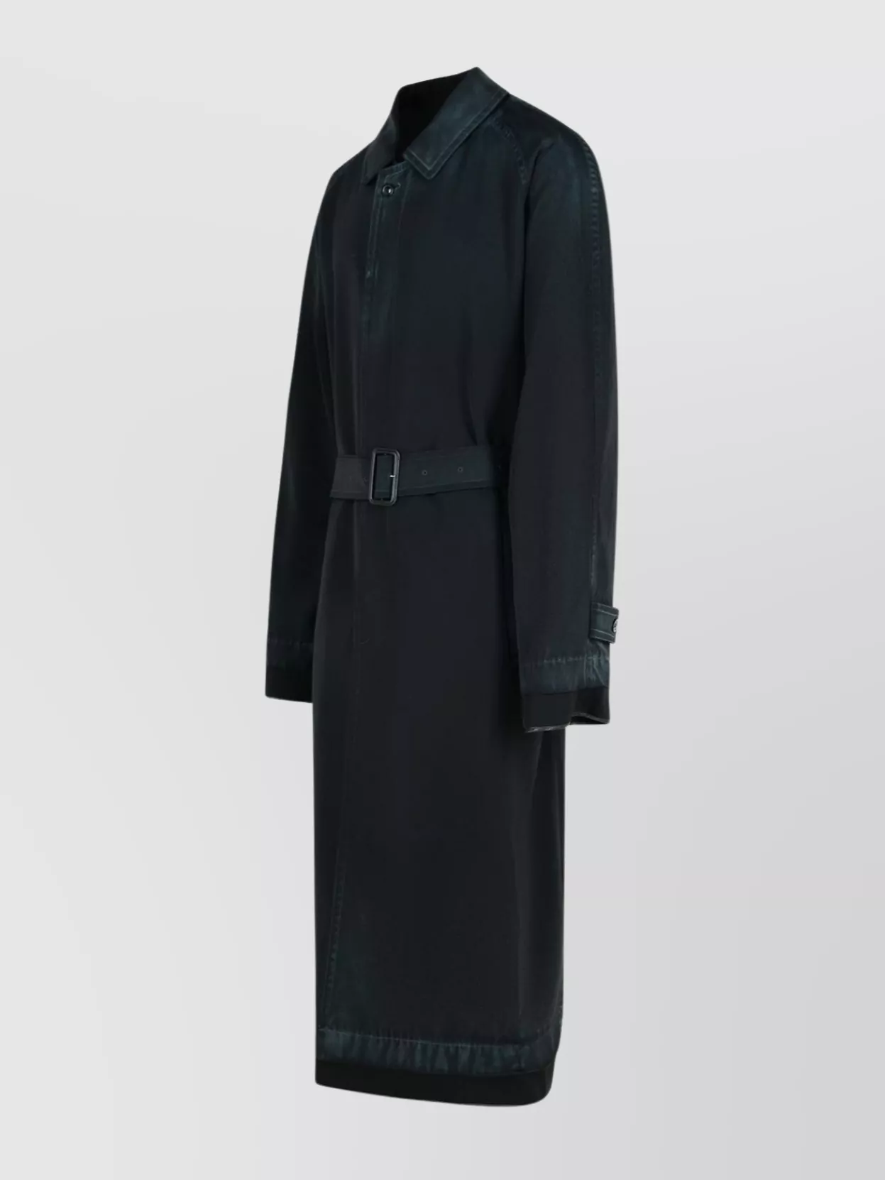 Maison Margiela Virgin Wool Trench Coat Belted