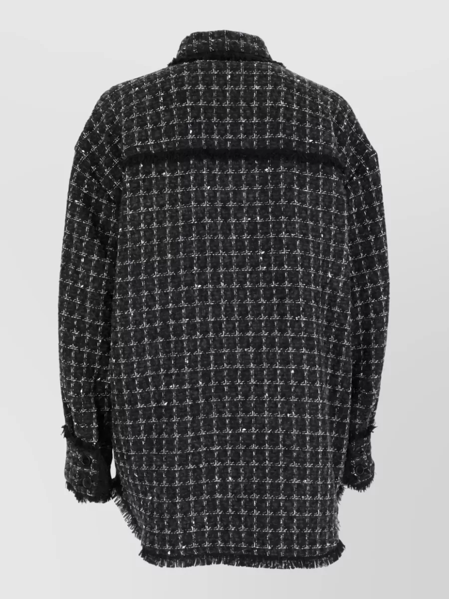 Msgm Fitted Jacket In Black