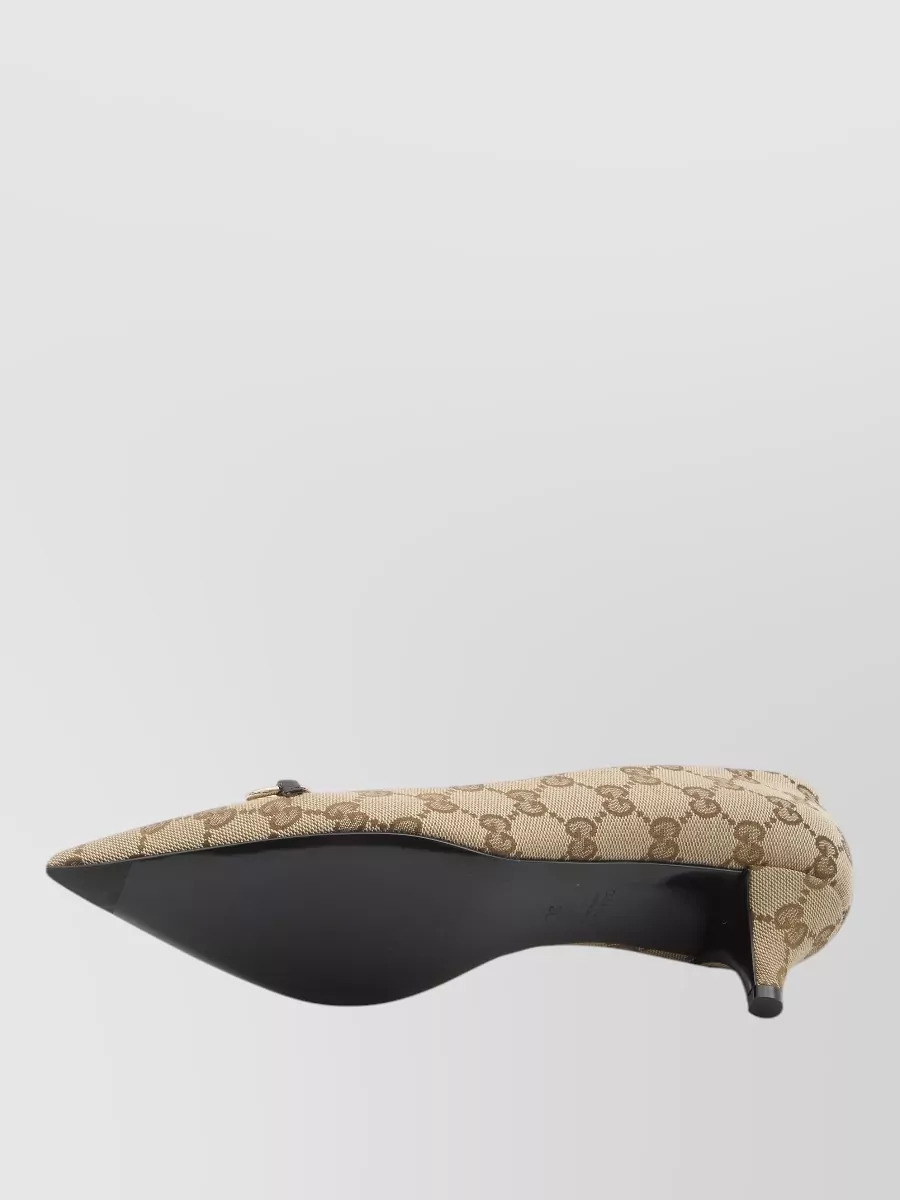 Gucci Pumps Horsebit Detail Cone Heel