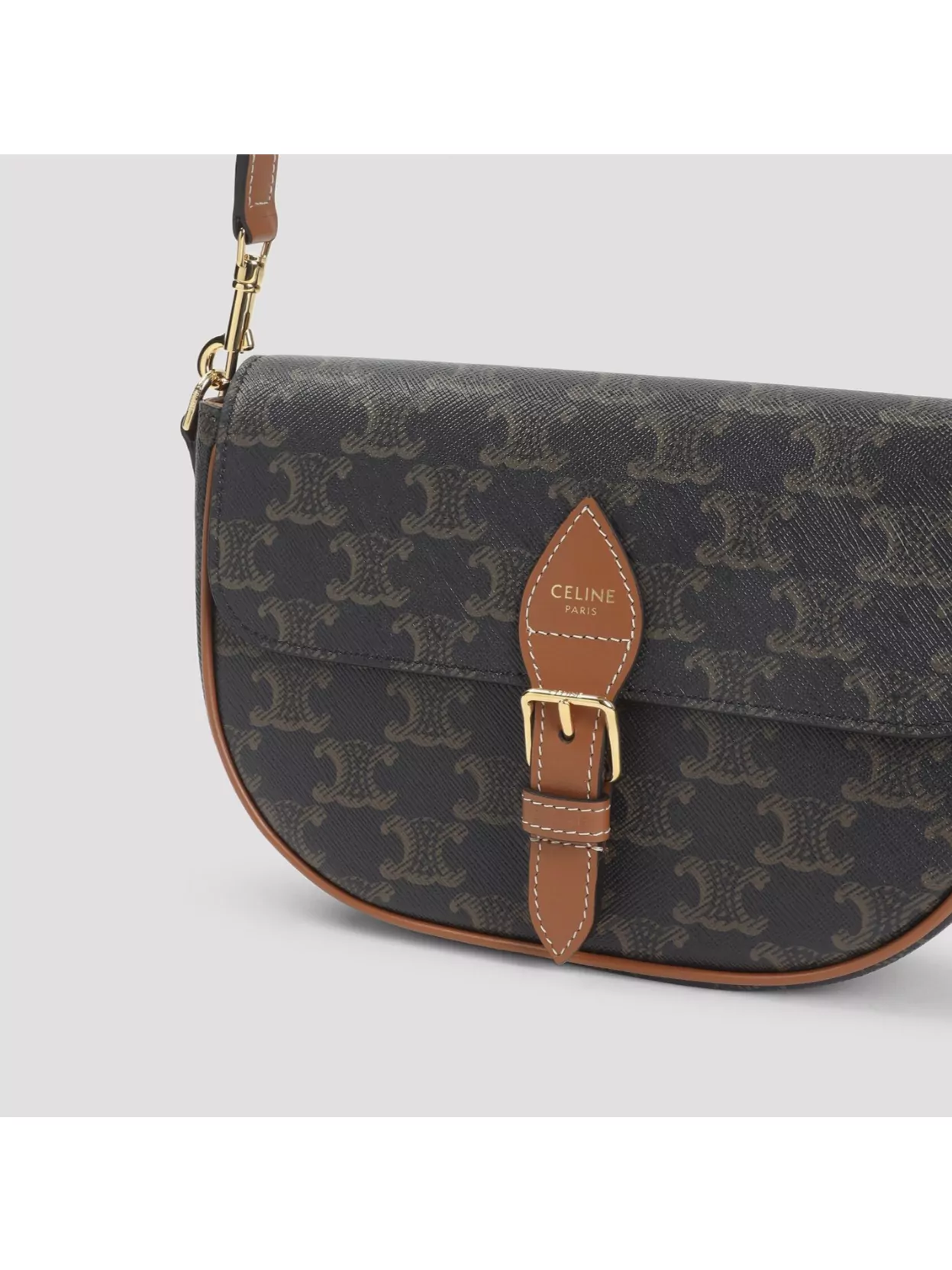 Celine Leather Shoulder Bag