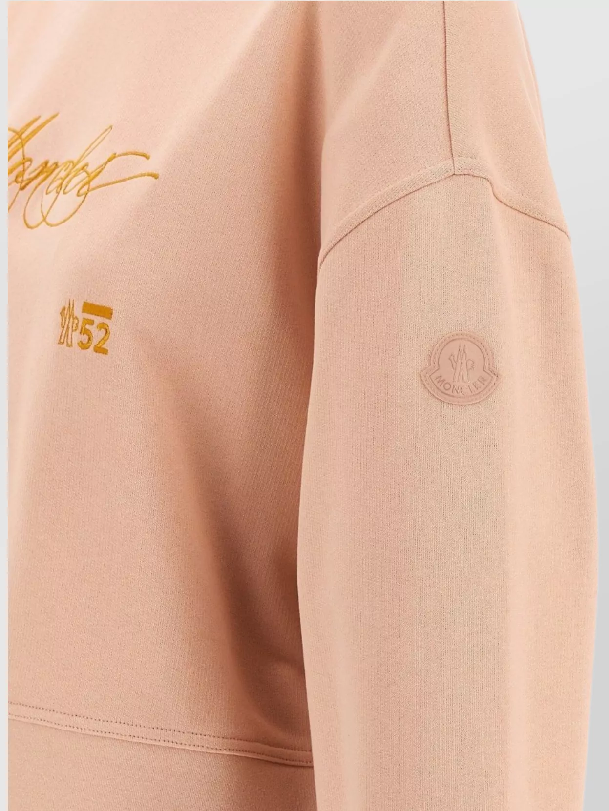Moncler Crew Neck Embroidered Sweatshirt