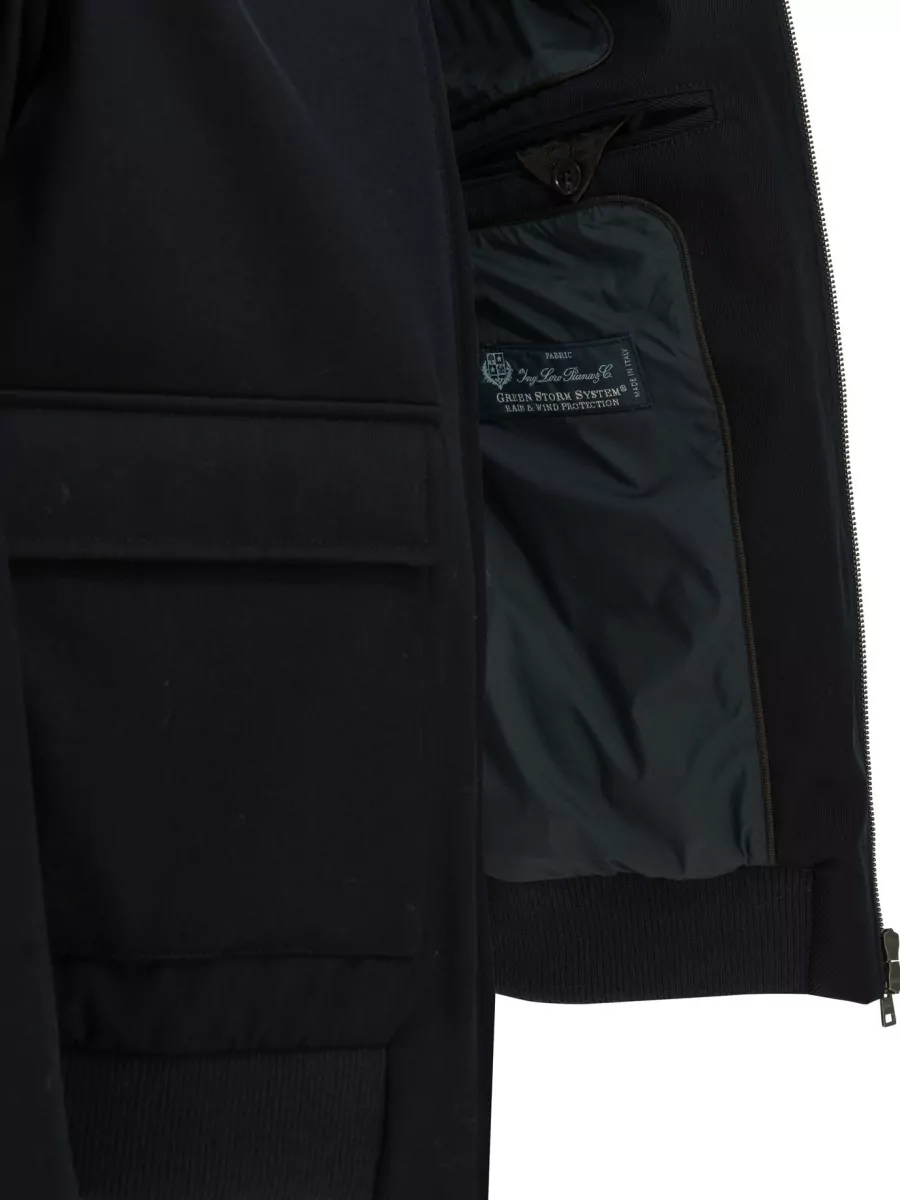 Herno Wool Padded Bomber Jacket