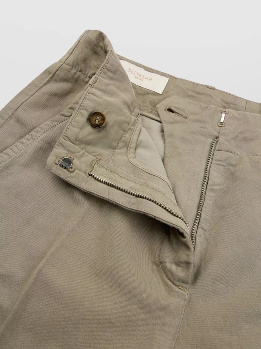 Incotex Cotton Cropped Trousers