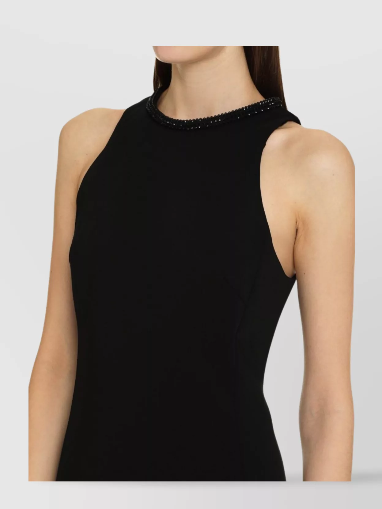 Pinko Embellished Neckline Midi Dress