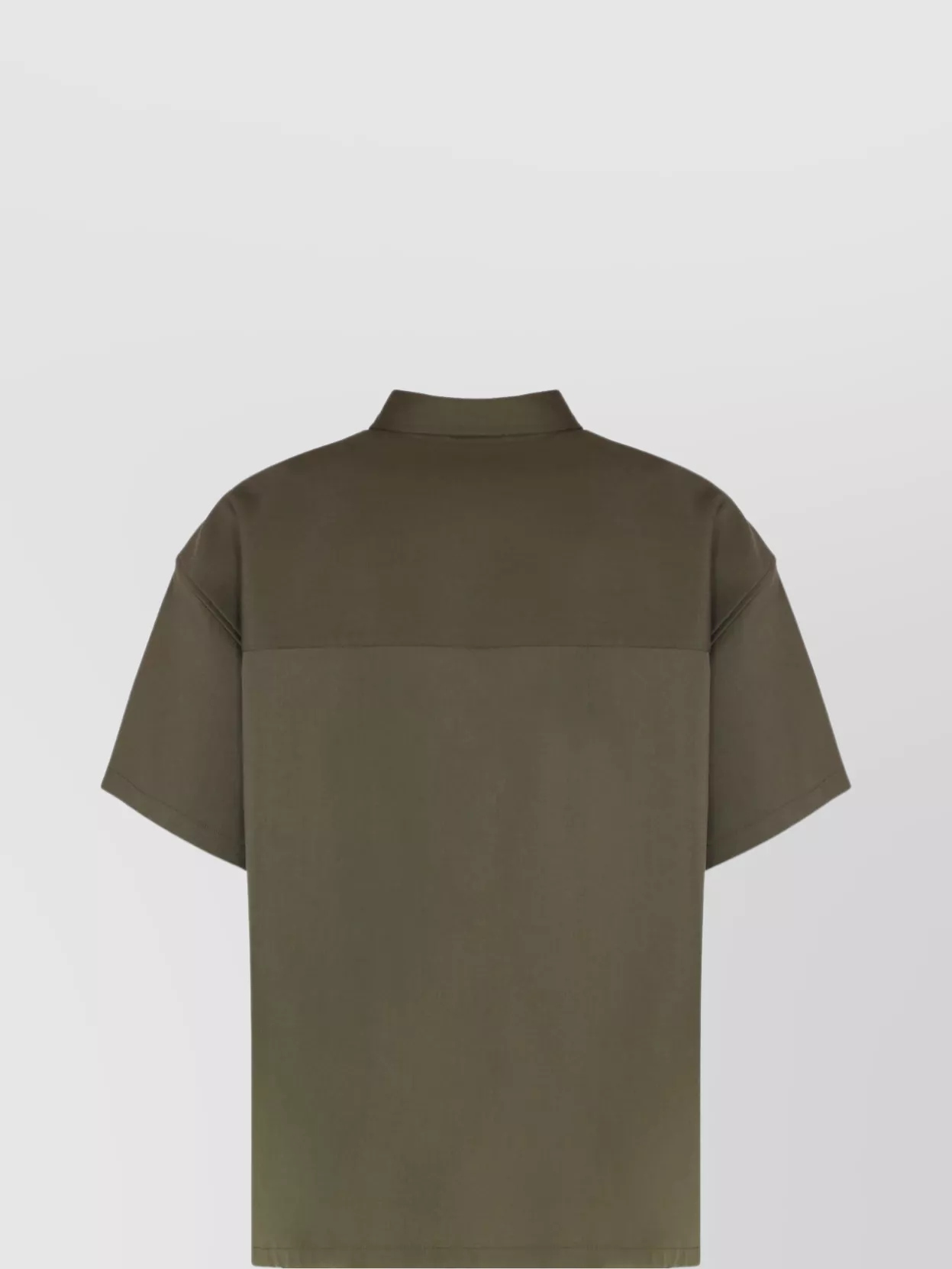 Darkpark Short Sleeve Wool Polo Shirt Pocket In Green