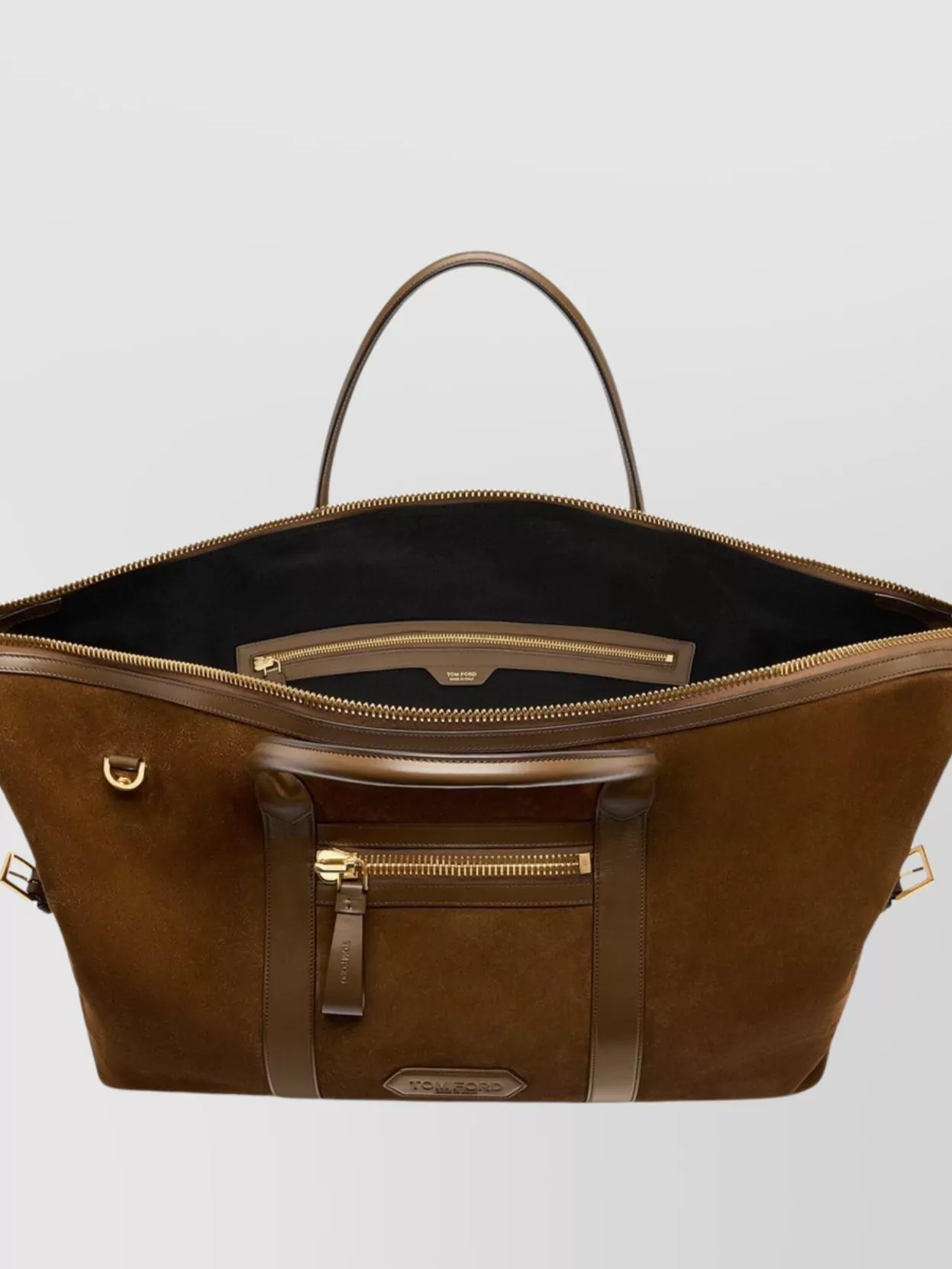 Tom Ford Suede And Leather Travel Bag
