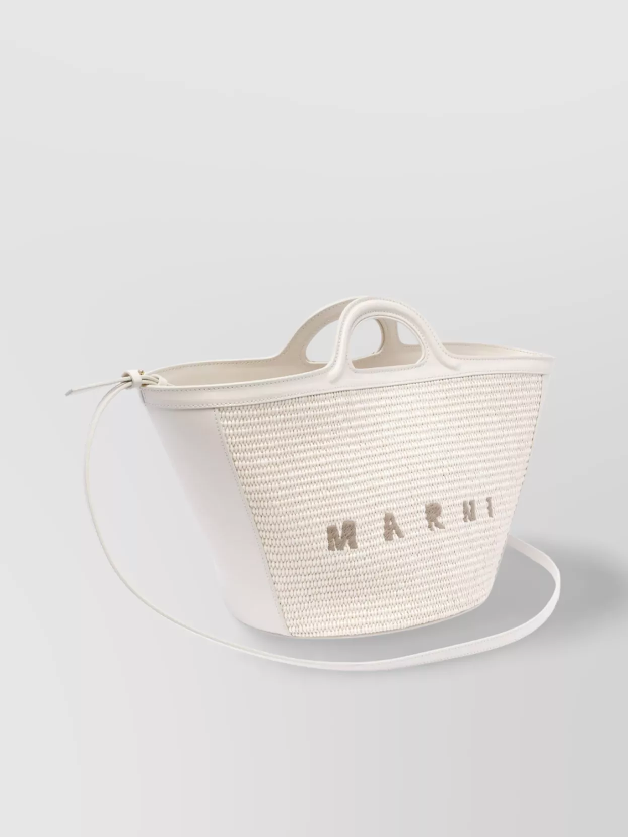 Marni Woven Cotton Handbag With Structured Silhouette