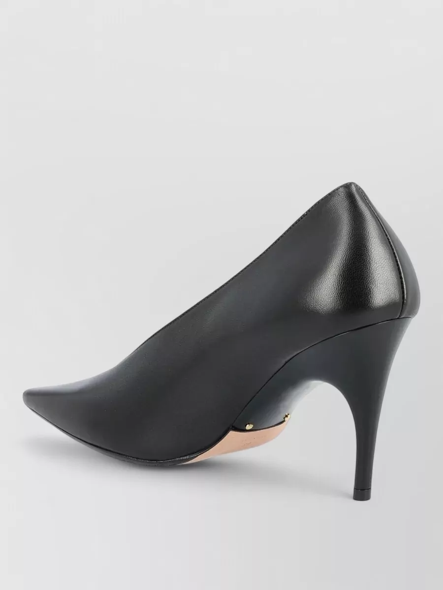Balenciaga Leather V-Neck Stiletto Pumps