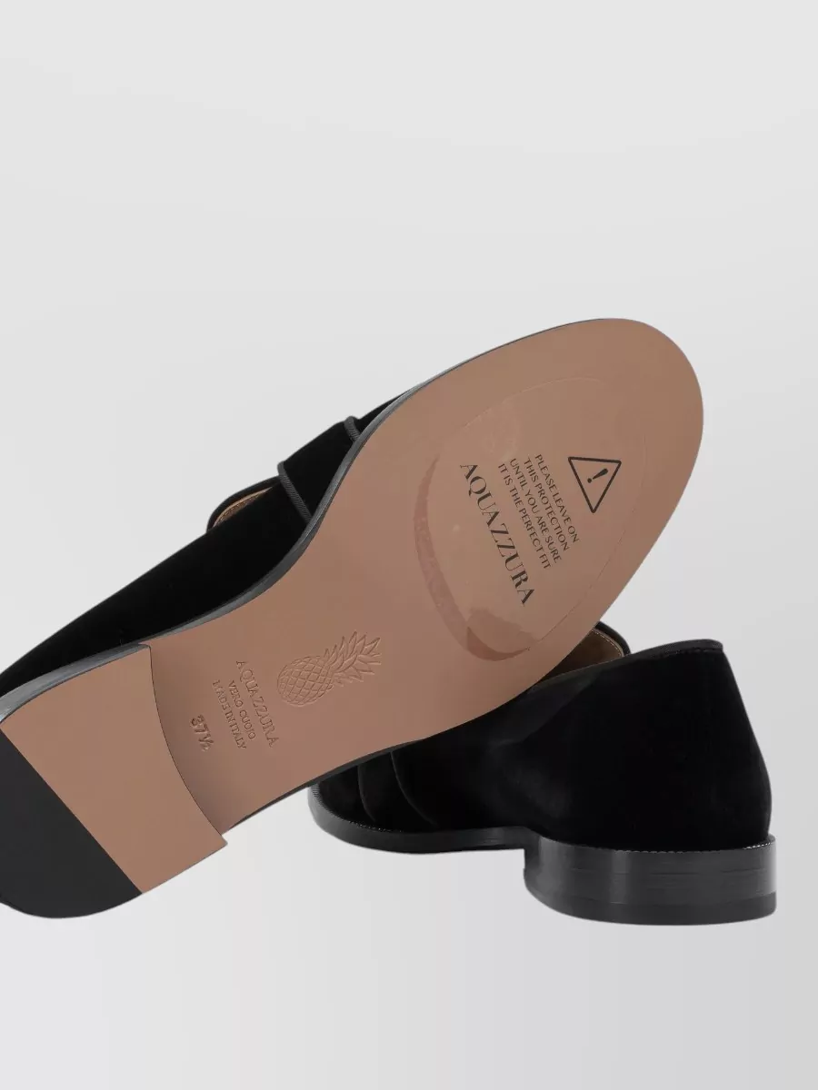 Aquazzura Suede Loafers