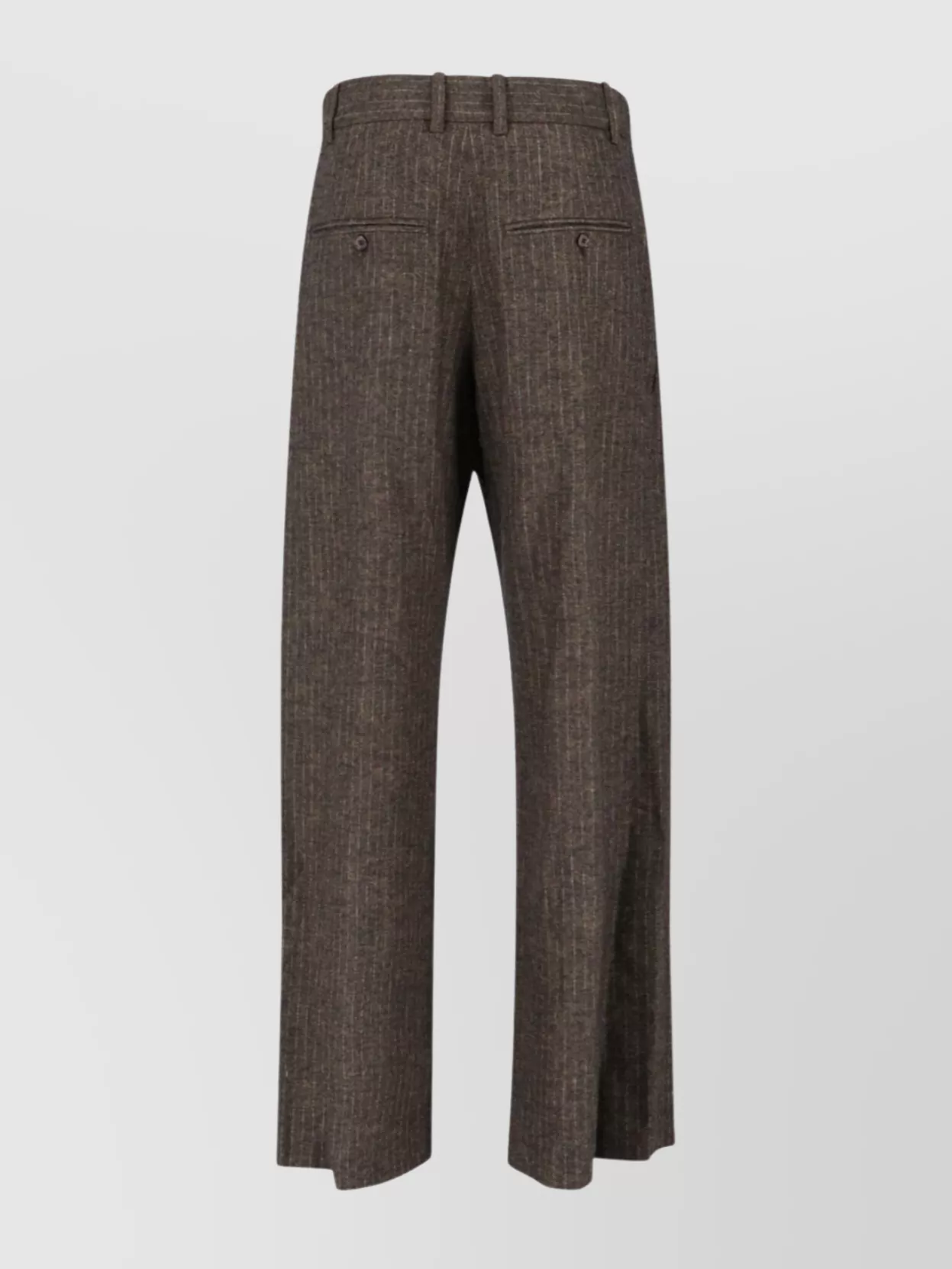 Isabel Marant Straight Trousers With Buttoned Back Pocket