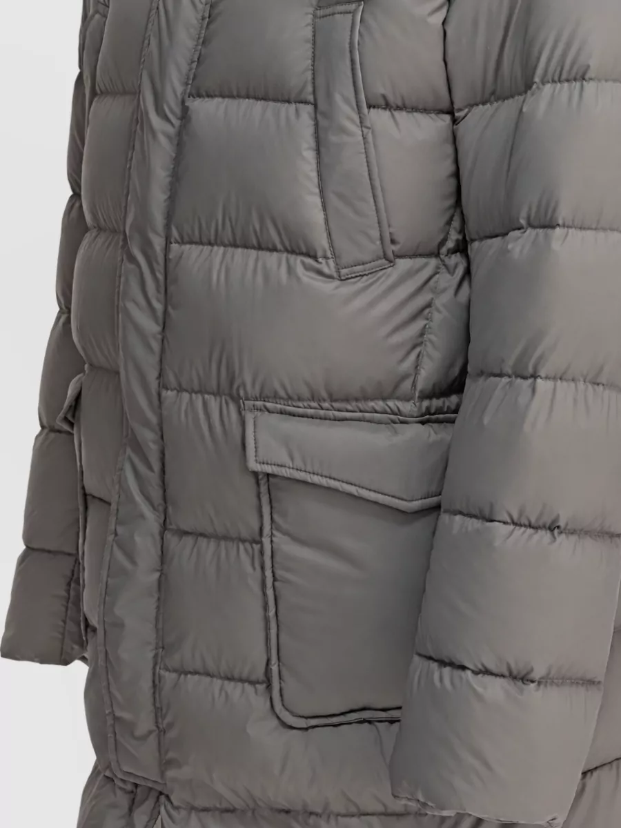 Herno Long Down Hooded Puffer Coat
