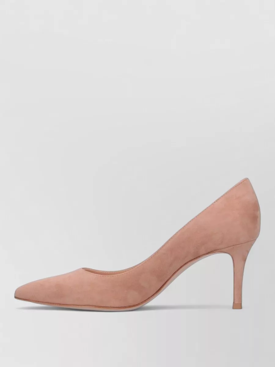 Gianvito Rossi Suede Leather High Heel Pumps