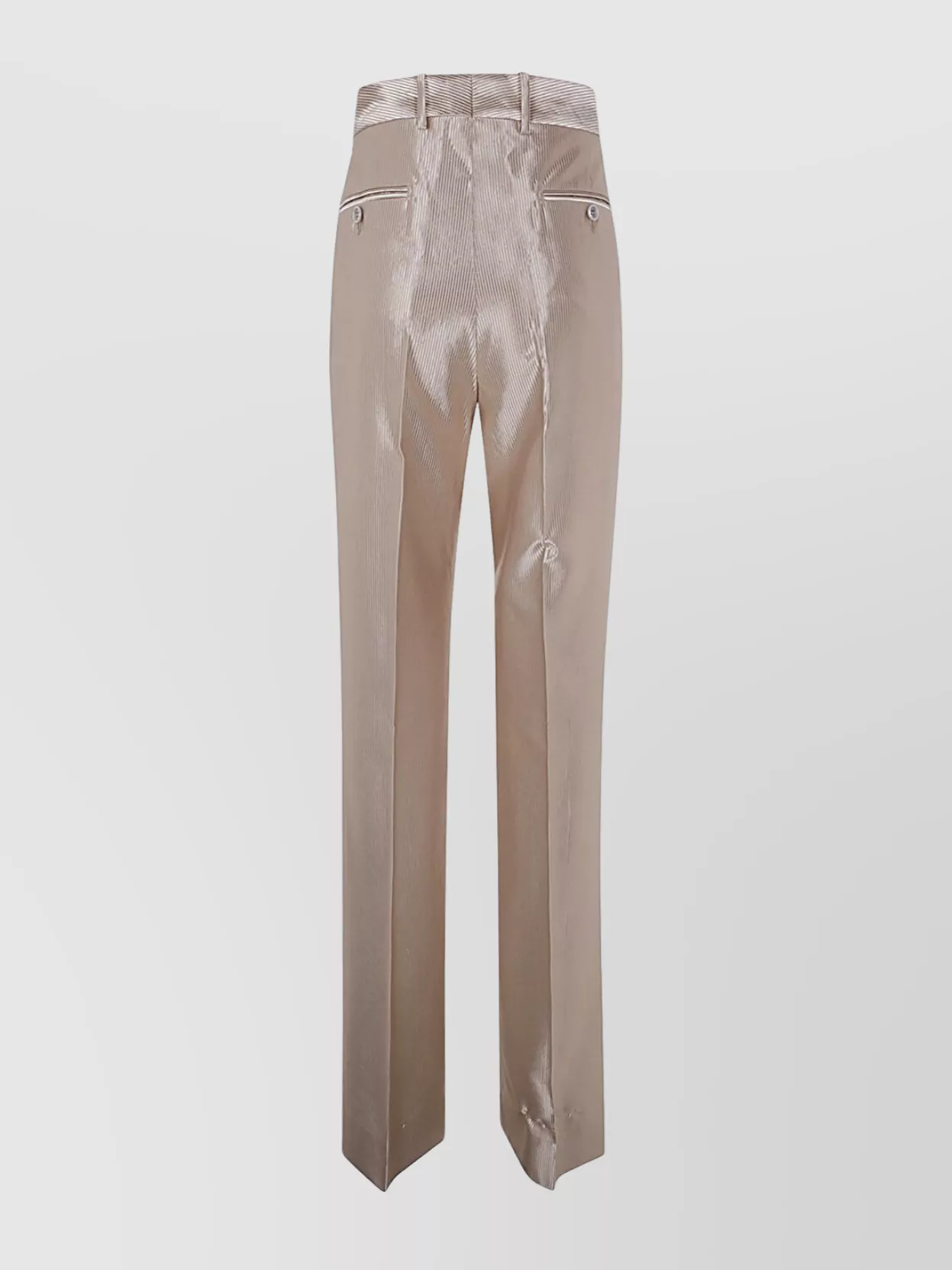 Tom Ford Flared Trousers High Waist In Neutral