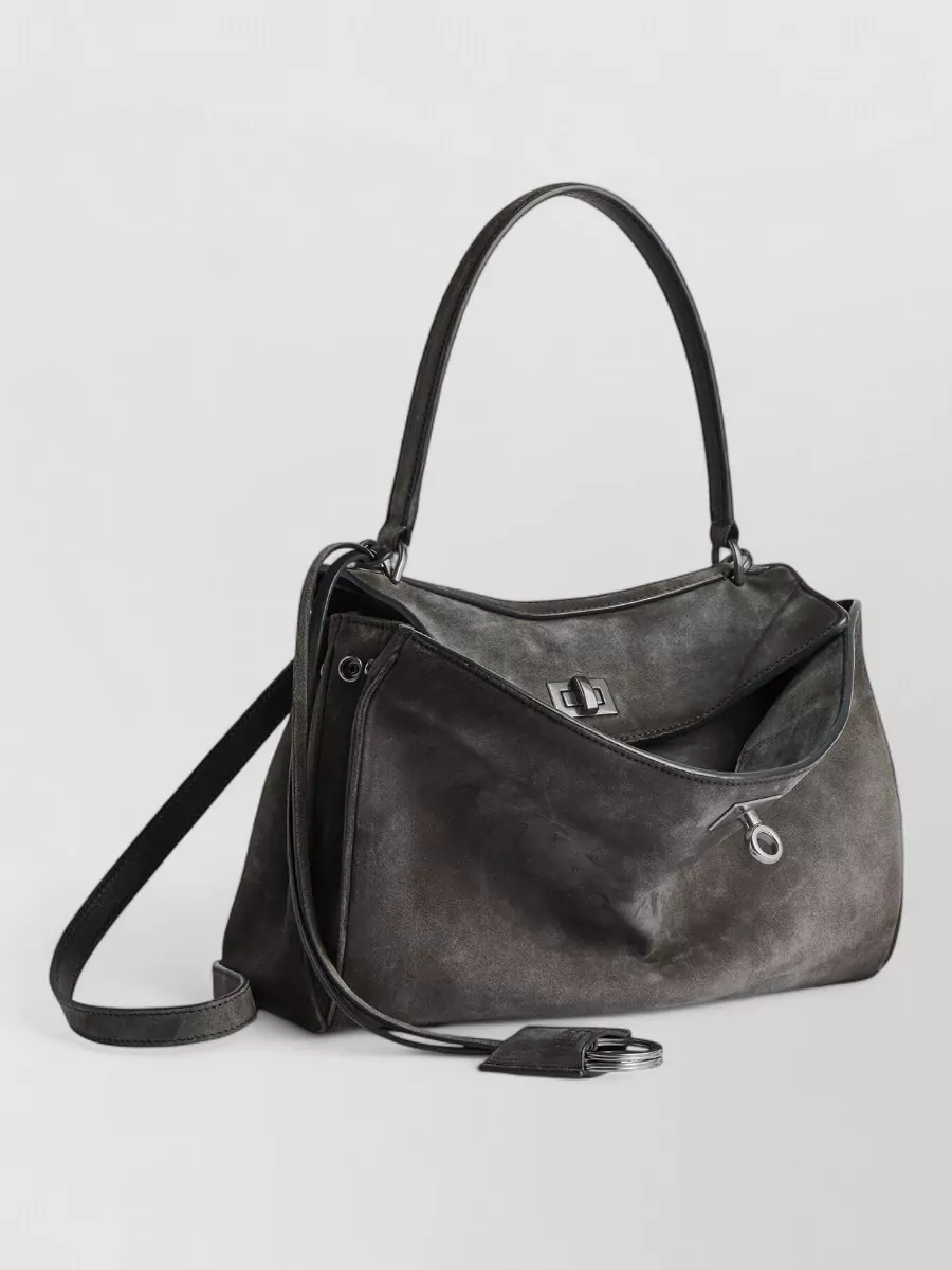 Balenciaga Rodeo Small Leather Shoulder Bag