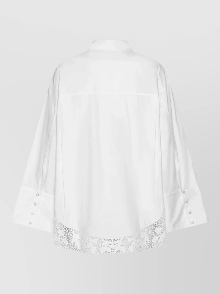 Rotate Cotton Oversized Shirt