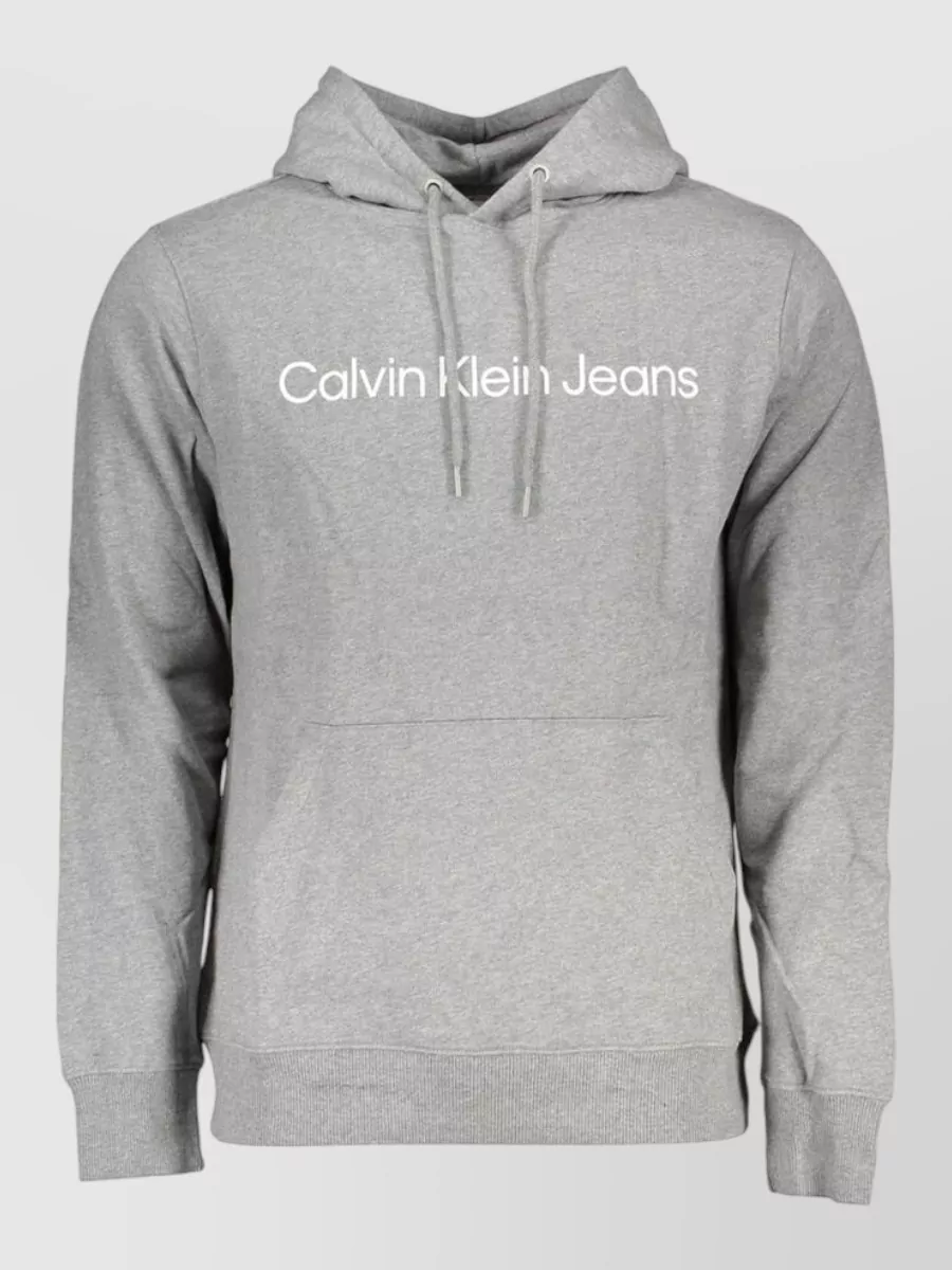 Calvin Klein cotton hooded sweatshirt