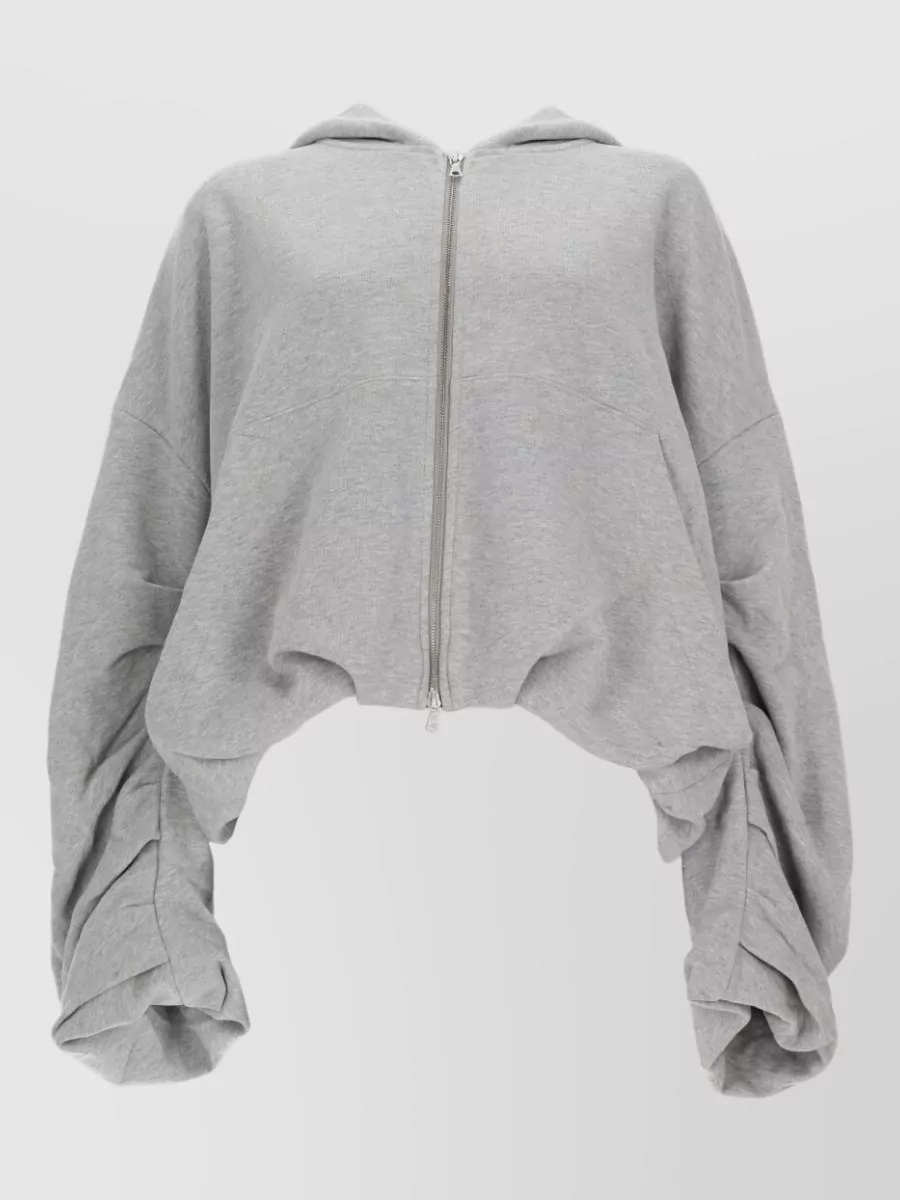Dries Van Noten zip cotton sweatshirt