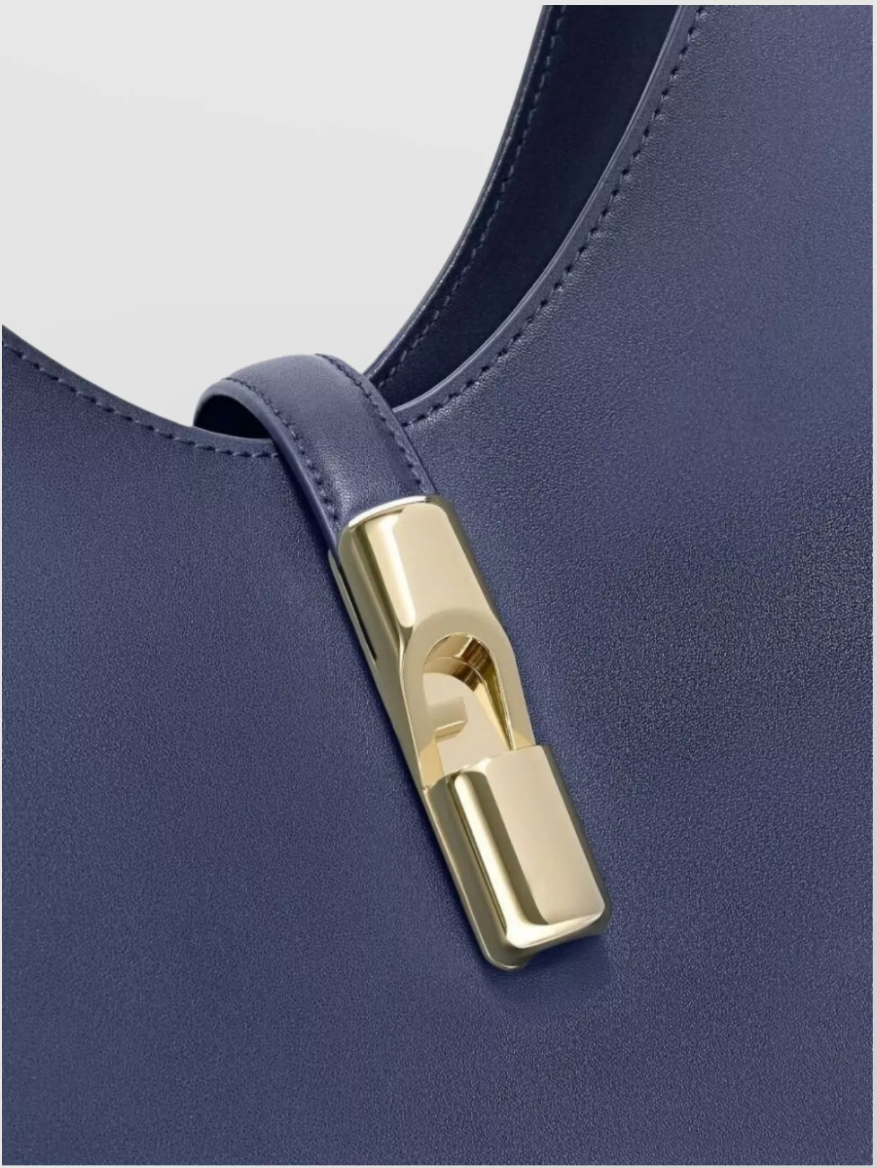 Furla Adjustable Strap Shoulder Bag With Gold-Tone Hardware