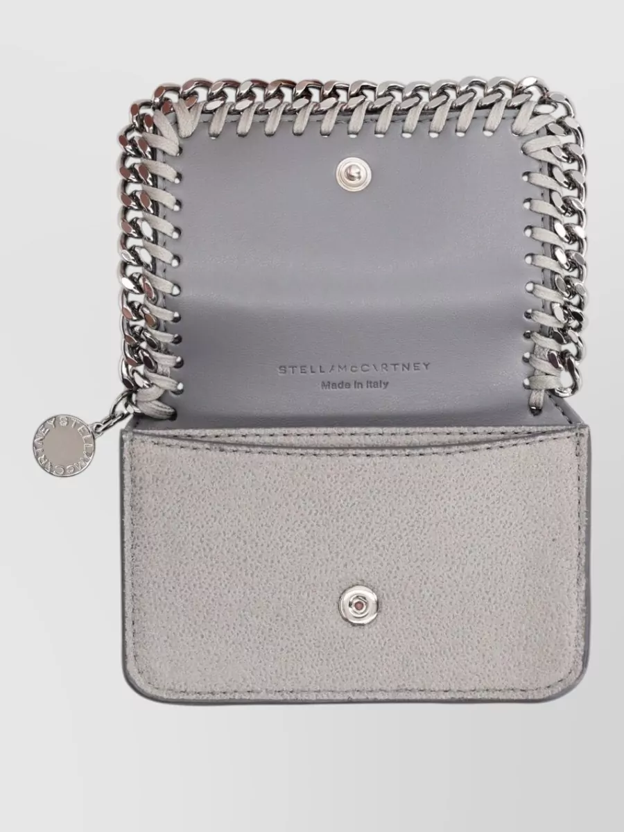 Stella Mccartney Chain Trim Small Shoulder Purse Cardholder