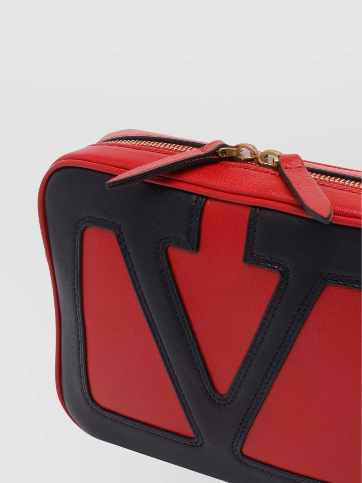 Valentino Viva Superstar Two-tone Leather Shoulder Bag