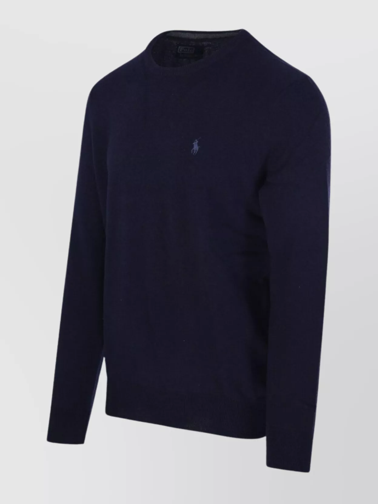 Ralph Lauren Crew Neck Long Sleeve Sweater With Ribbed Cuffs
