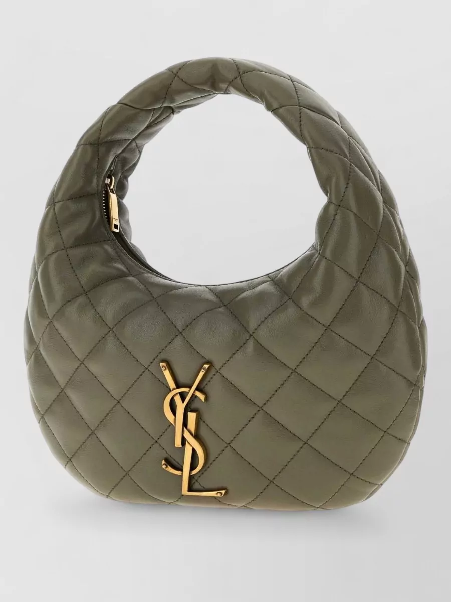 Saint Laurent icarino leather clutch bag
