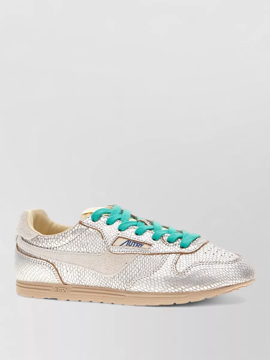 Autry leather windspin low lace-up sneakers