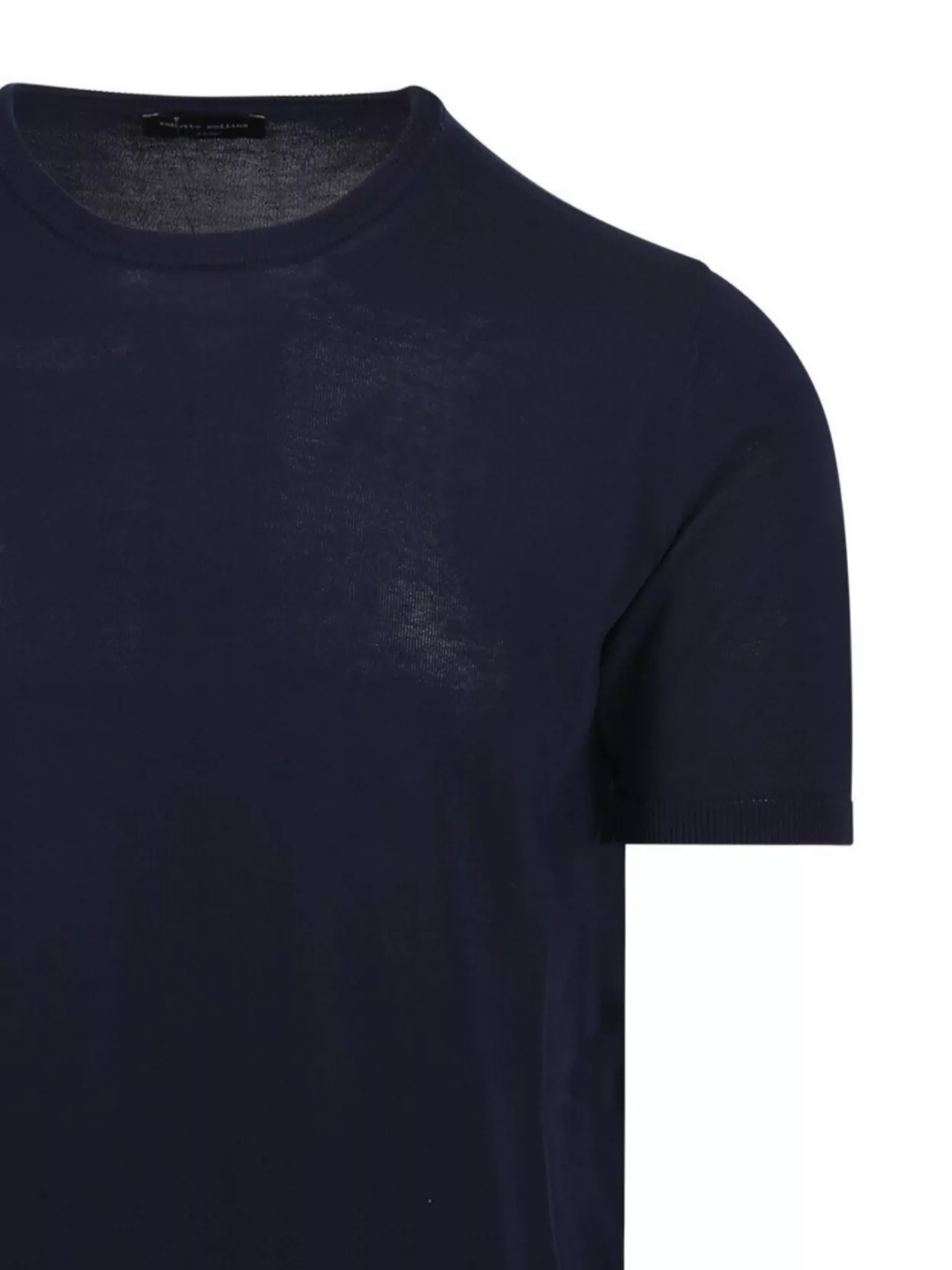 Roberto Collina Crew Neck Short Sleeve Sweater