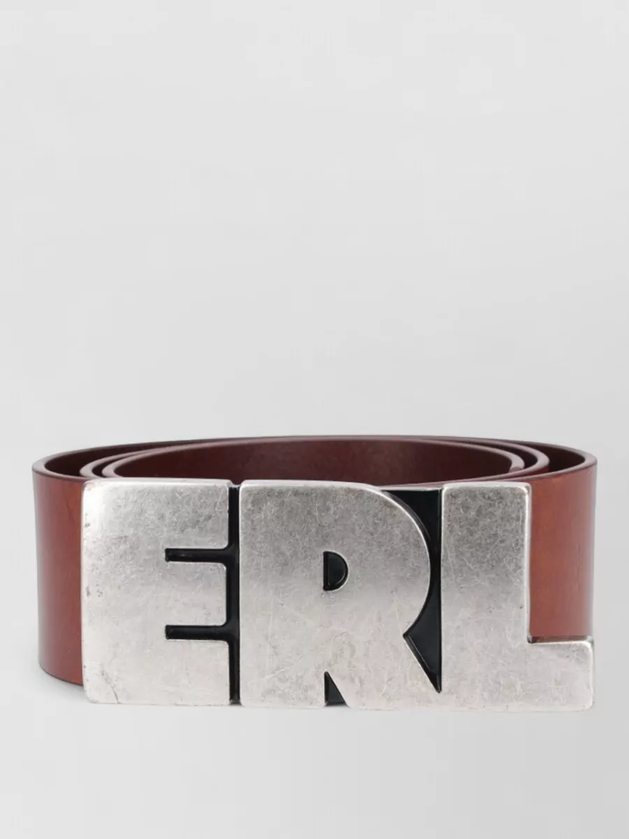 Erl Adjustable leather belt refined design | The Fashion Square