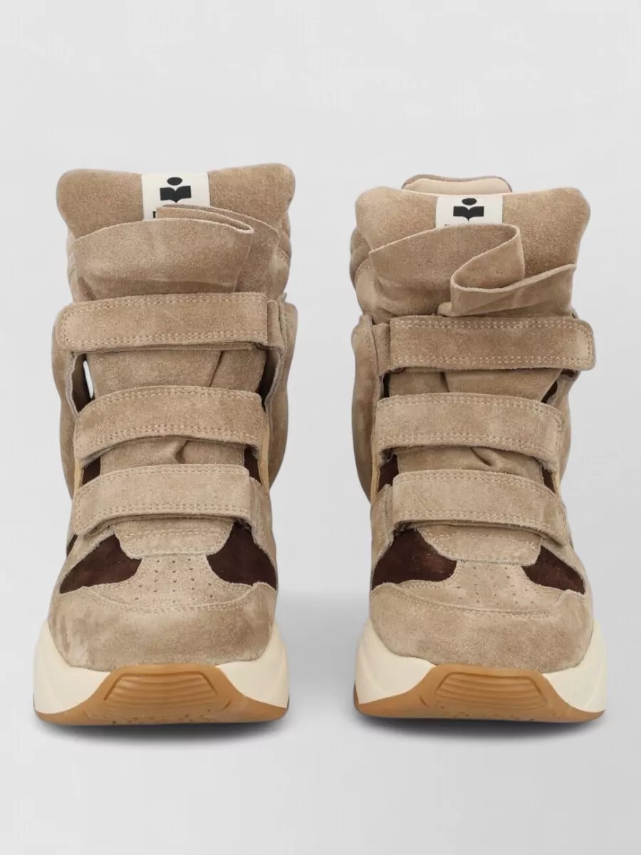 Isabel Marant leather high-top sneakers
