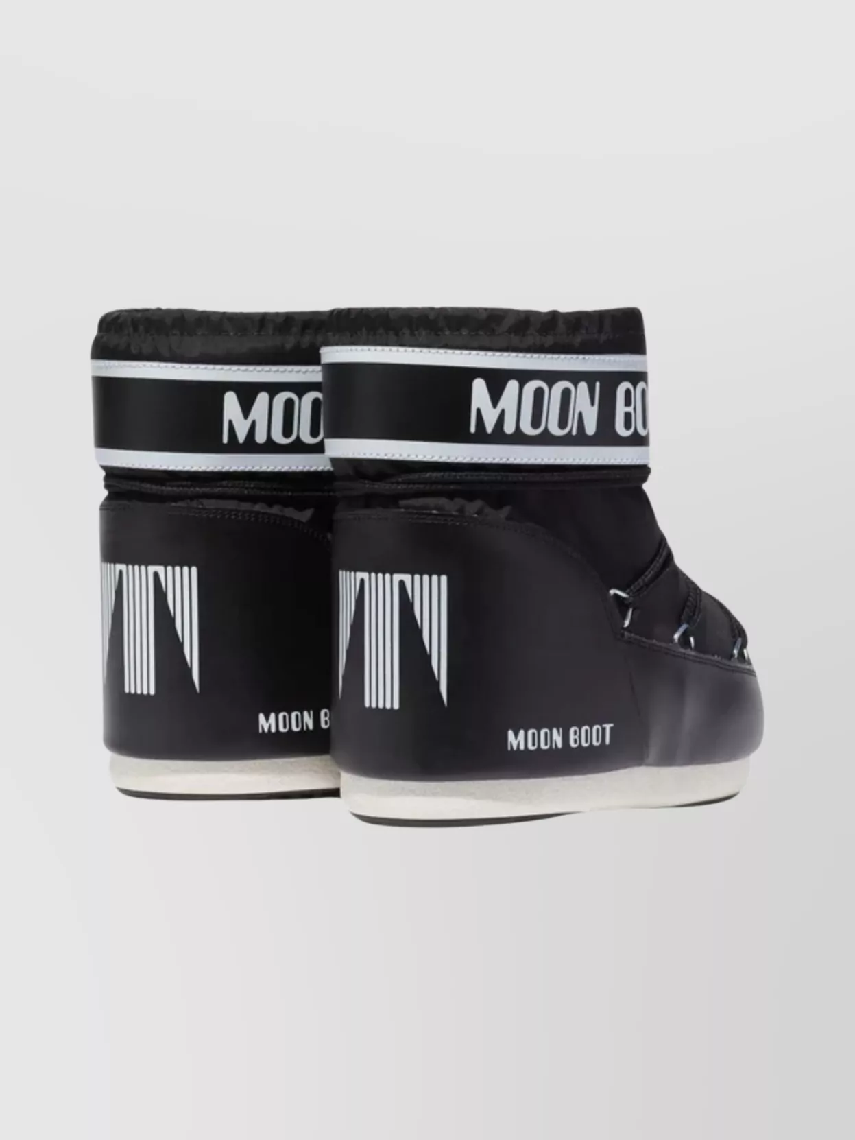 Moon Boot Low Ankle Lace-Up Boot With Flat Sole