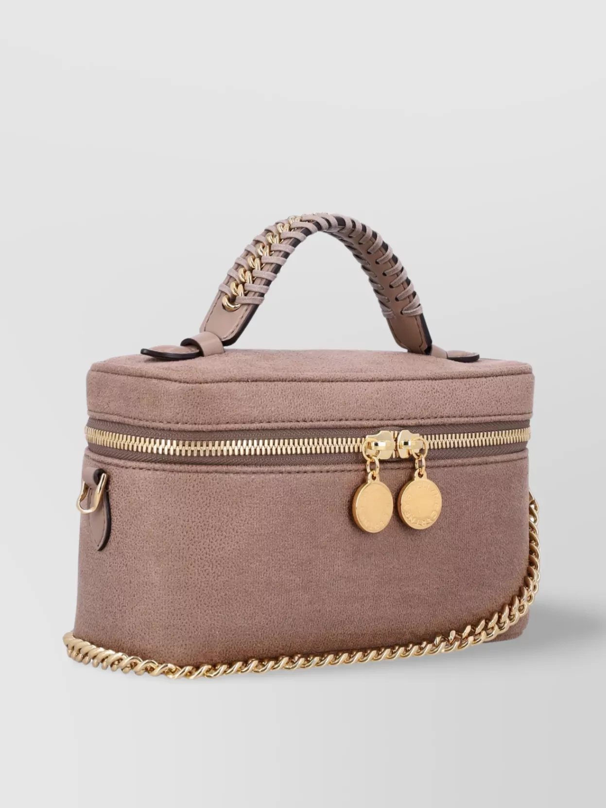 Stella Mccartney Vegan Leather Chain Strap Cosmetic Case