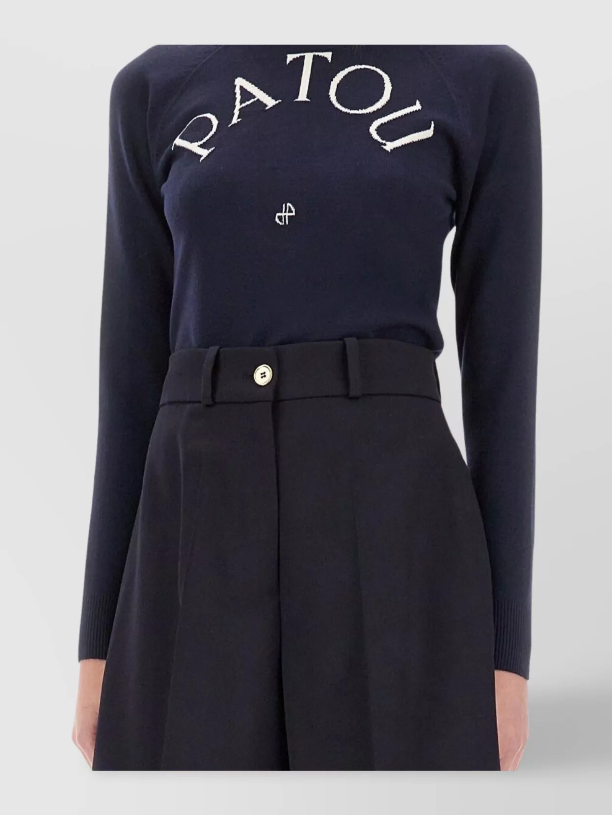 Patou Logo Crew Neck Knitwear