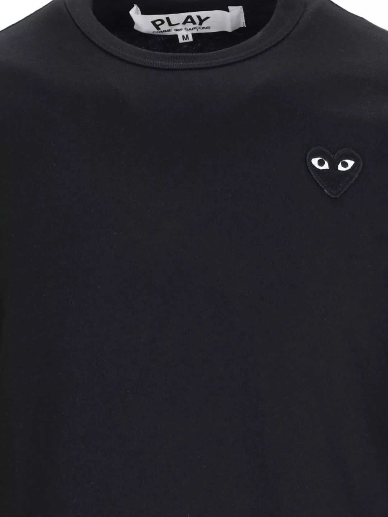 Comme Des Garçons Play Crew Neck T-Shirt With Short Sleeves
