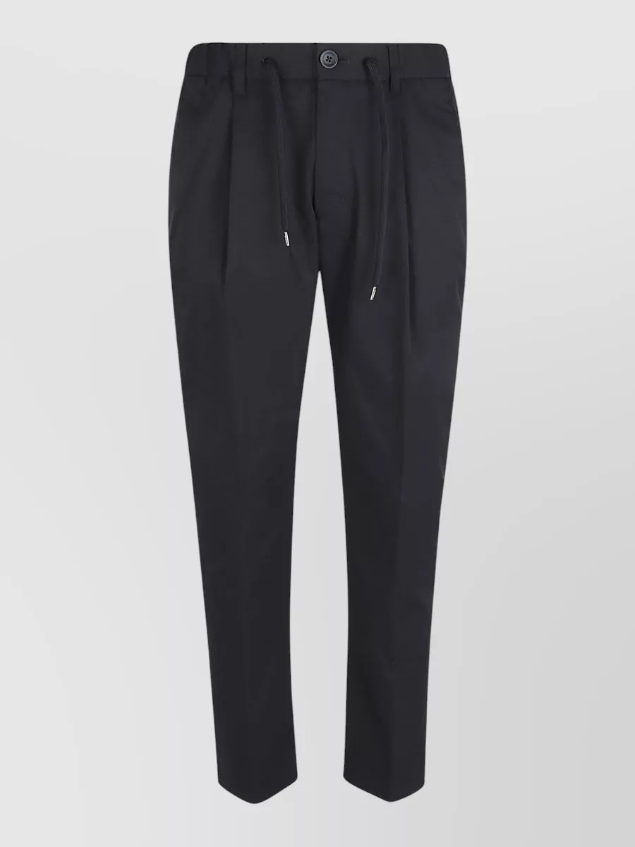 Herno Tailored Trousers Belt Loops Side Back Pockets