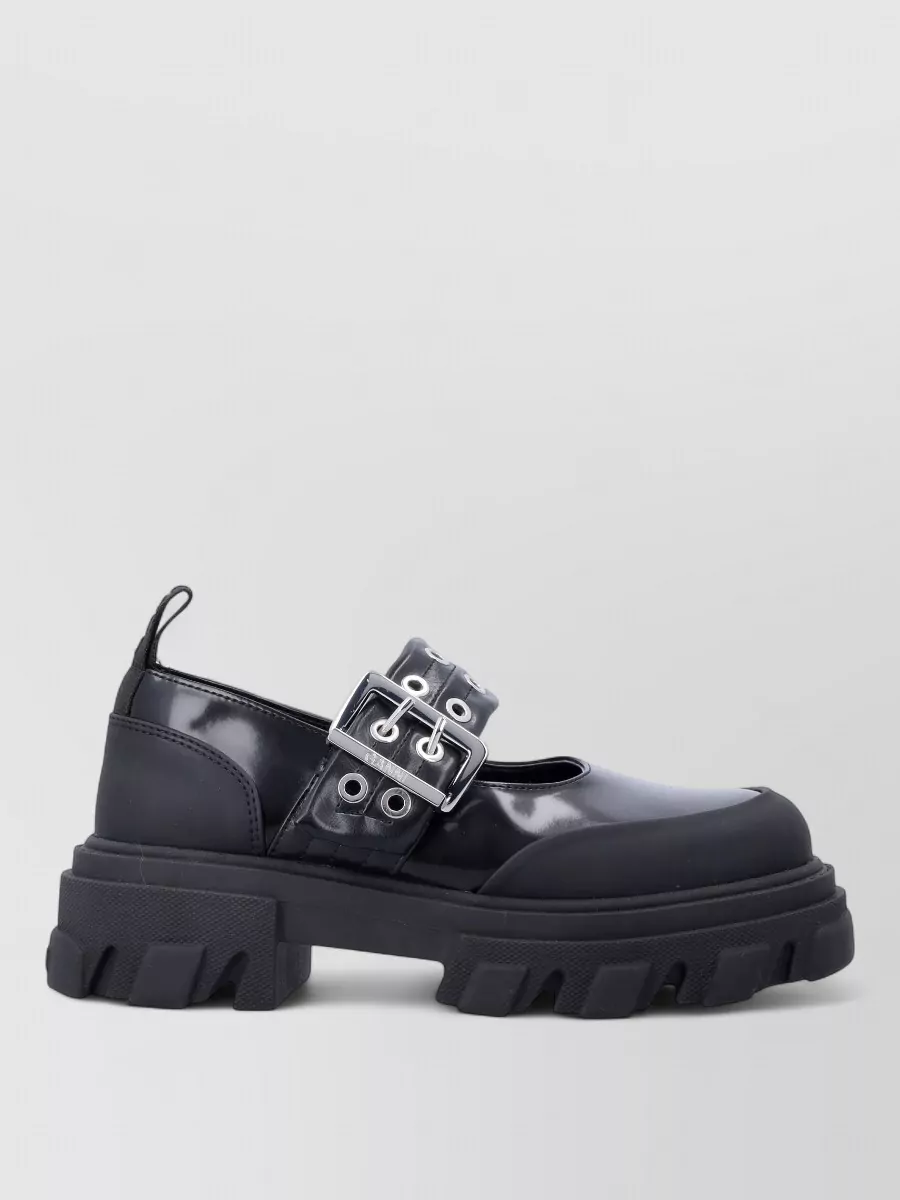 Ganni Cleated Ballerina Flats