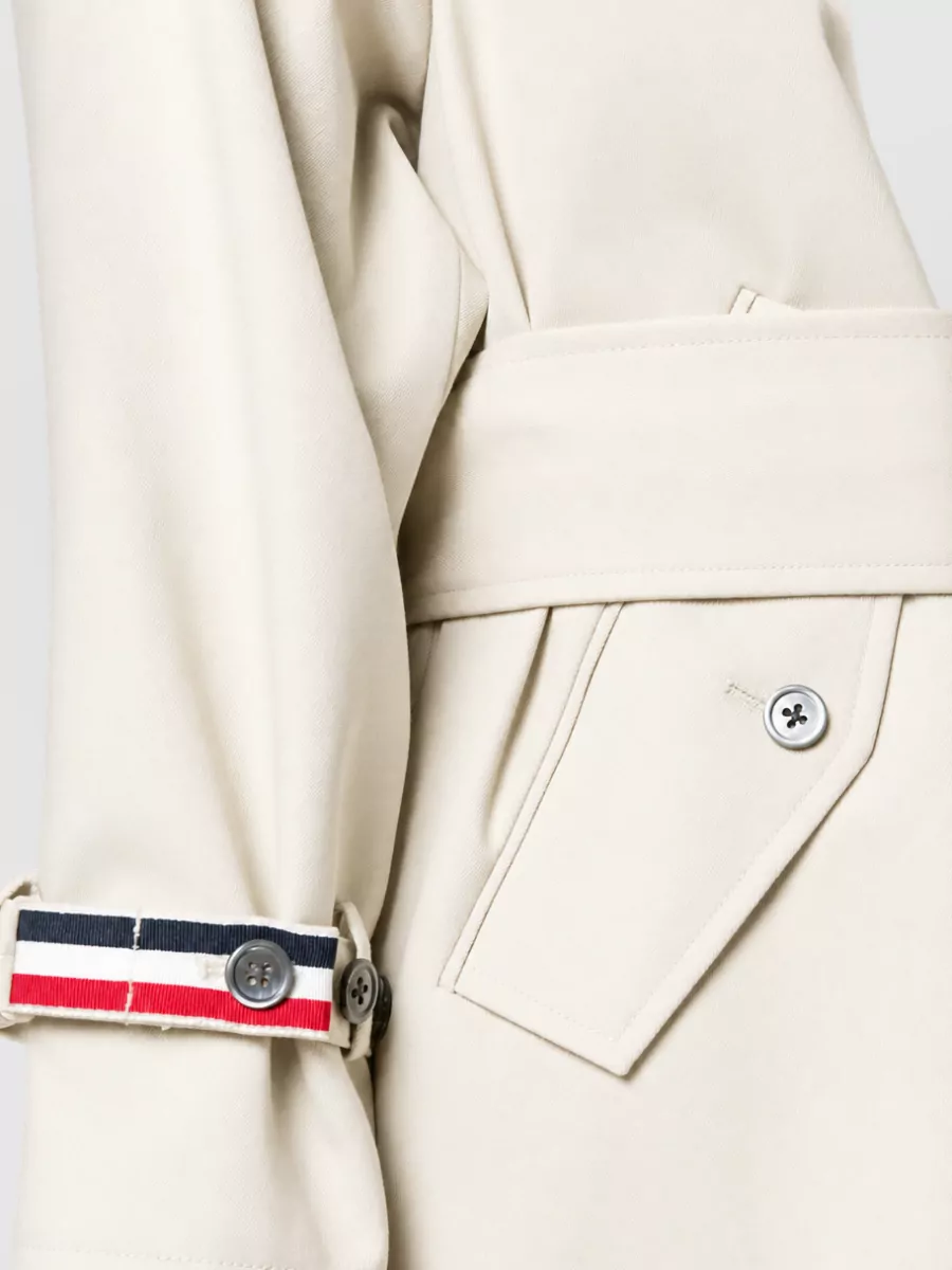 Thom Browne Waterproof Belted Trench Coat