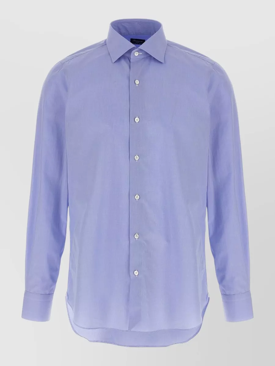 Finamore cotton long-sleeve shirt