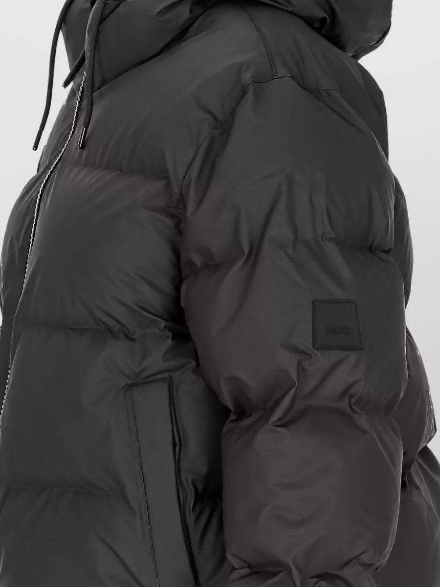 Rains Quilted Short Puffer Jacket