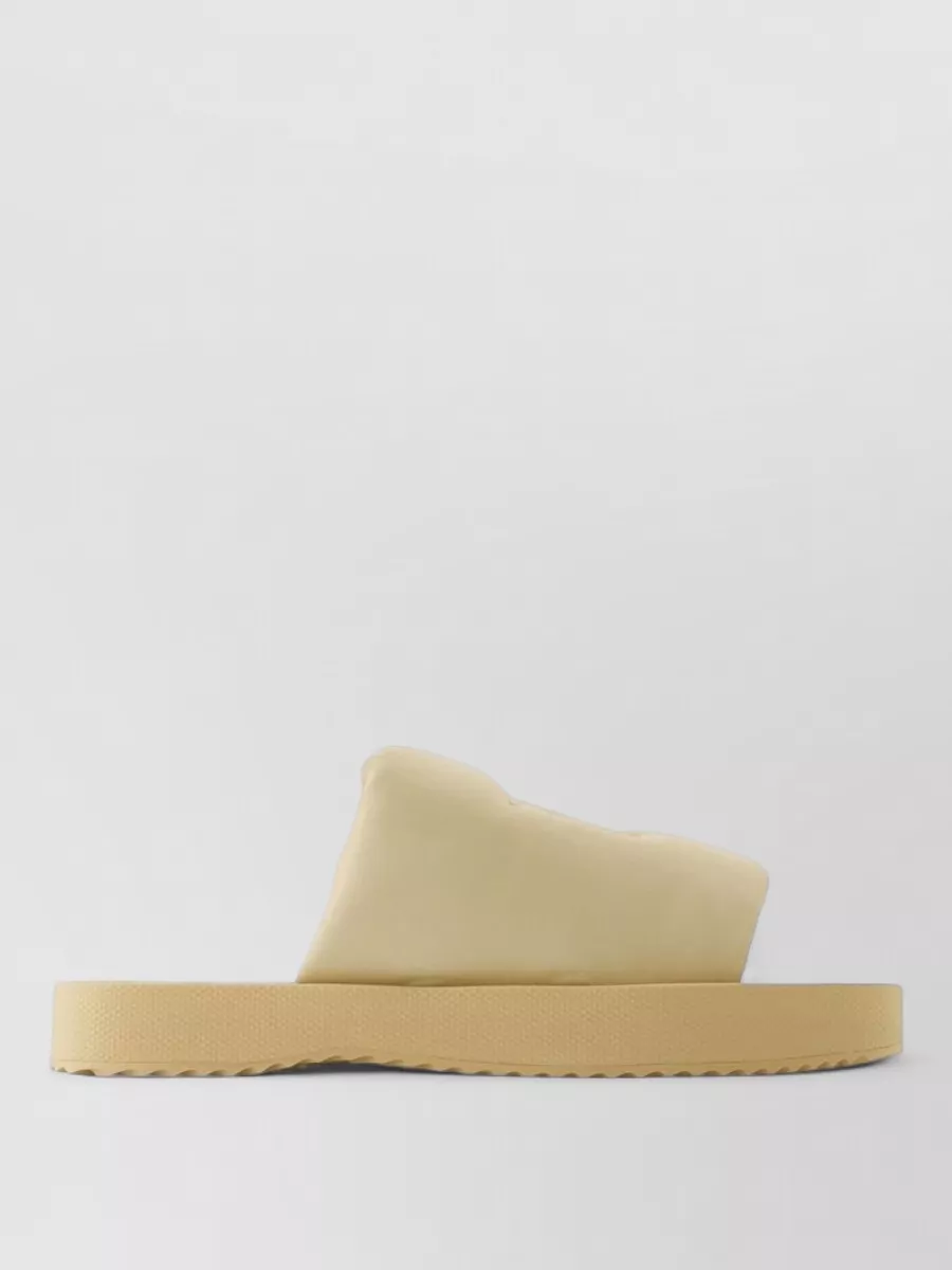 Burberry leather slides